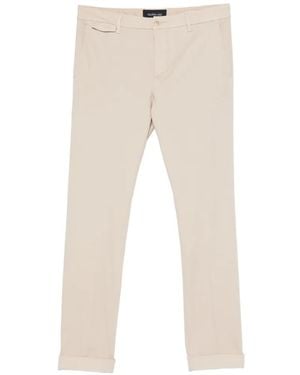 Teleria Zed Edward Slim-Fit Trousers - Natural