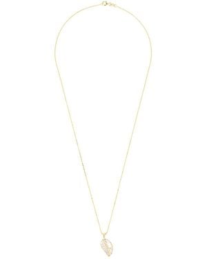 Anita Ko 18Kt Palm Leaf Diamond Pendant Necklace - Multicolour