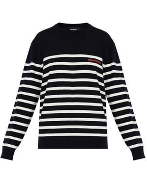 DSquared² Jumper With Logo - Black