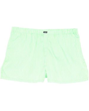 Vetements Gestreifte Shorts - Grün