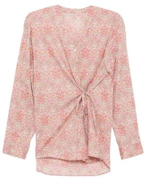 JNBY Floral-Print Blouse - Pink