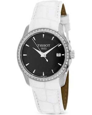 Tissot Couturier Diamond 32Mm Watch - White
