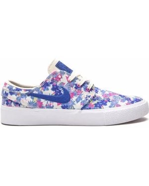Nike Sb Zoom Stefan Janoski Canvas Rm Premium Trainers - Blue