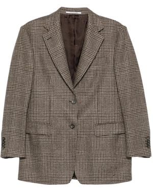 Tagliatore Checked blazer - Braun