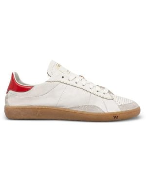 Patrizia Pepe Perforated Leather Trainers - White