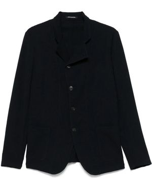 Emporio Armani スタンドカラー ジャケット - ブラック