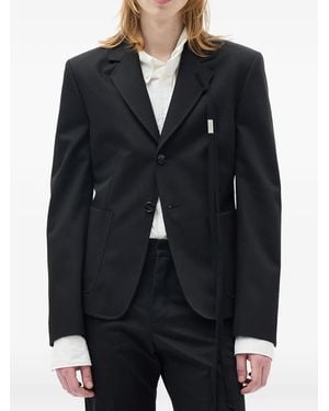 Ann Demeulemeester Slim-Fit Blazer - Black
