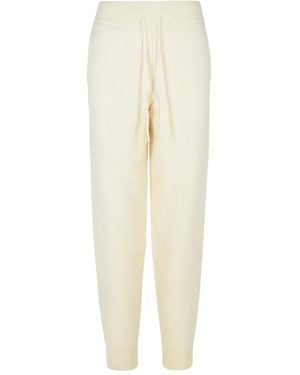 Loulou de Saison Pantalones con cinturilla elástica - Blanco