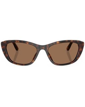 Dolce & Gabbana Cat-Eye Frame Sunglasses - Brown