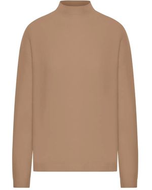 Max Mara Mock-Neck Jumper - Brown