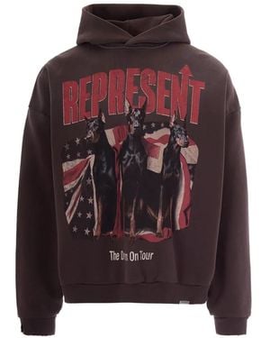 Represent Graphic Hooded Sweatshirt - Red