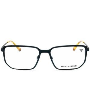 MCALLISTER Brille Mit Eckigem Gestell - Schwarz