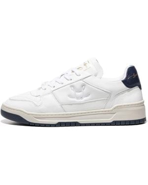 Leandro Lopes Tony Embroidered-Logo Trainers - White