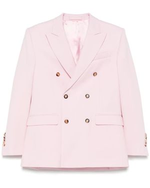 Wardrobe NYC Double-Breasted Blazer - Pink