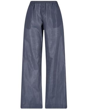 Paloma Wool Elasticated-Waist Wide-Leg Pants - Blue