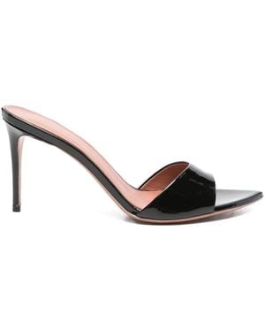 Castagna 80Mm Alixia Patent Leather Sandals - Metallic