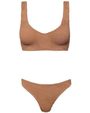 SOFIA ERHAN Aria Crinkle-Effect Bikini Set - White