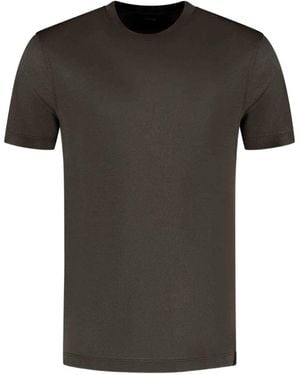 Brioni T-Shirt Met Ronde Hals - Zwart