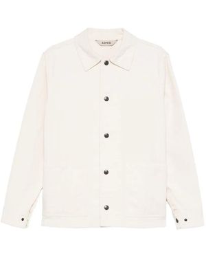 Aspesi Buttoned Jacket - White