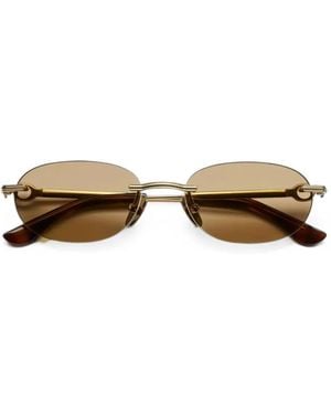 Chimi Cadenza Oval Sunglasses - Metallic