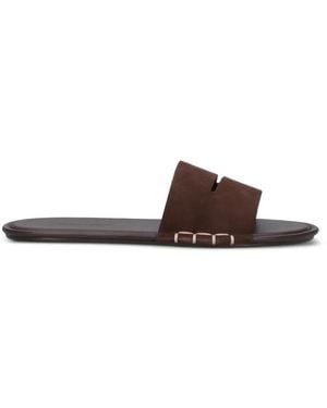 JW Anderson Loafer Slide Mules - White