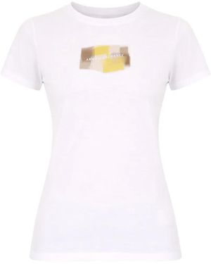 ARMANI EXCHANGE Short-Sleeve T-Shirt - White