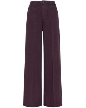 Cruna Taylor Broek Met Vijf Zakken - Paars