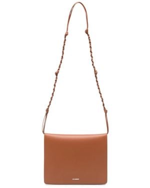 Jil Sander Medium Tangle Messenger Bag - White