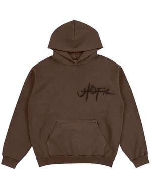 Travis Scott Utopia A2 Hoodie Mit Grafischem Print - Braun