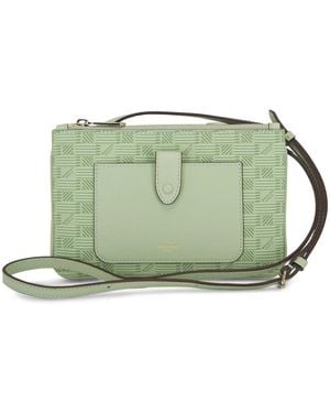Moreau Promenade Leather Crossbody Bag - Green