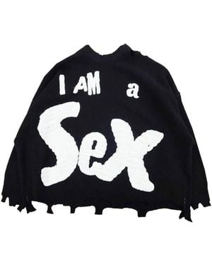 SAINT Mxxxxxx X Sex Pistols Embroidered Jumper - Blue