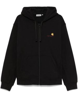 Carhartt American Script Hoodie - Schwarz