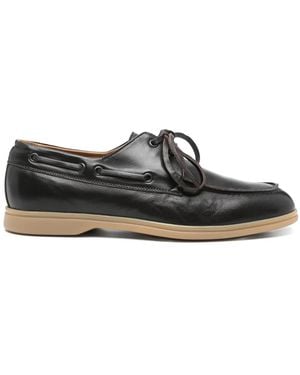 Harry's Of London Leather Oxford Shoes - Black