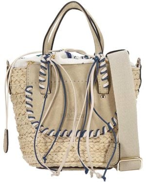 CUBA LAB Logo-Embossed Tote Bag - Natural