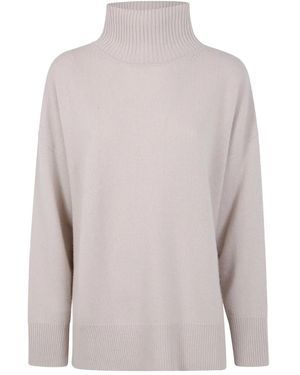 Nuur High-Neck Wool Sweater - White