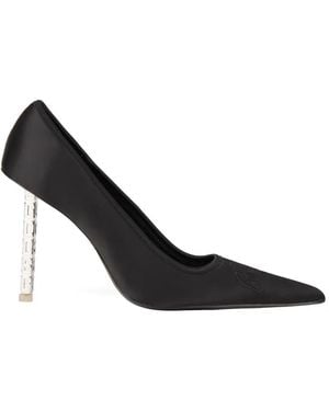 Gcds Logo-Embroidered Pumps - Black