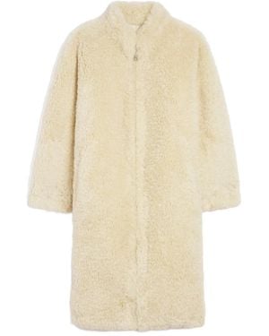 Apparis Jude Bouclette Coat - Natural