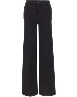 7 For All Mankind Jean À Taille Haute - Noir