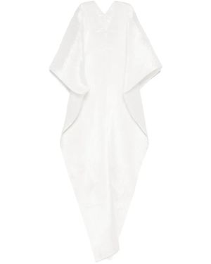Pleats Please Issey Miyake Pleated Cape - White