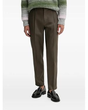 Barena Pantalon À Design Plissé - Black