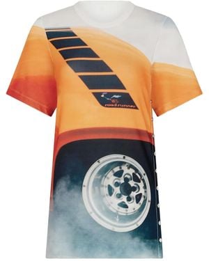 Rabanne T-Shirt Fast Cars - Arancione
