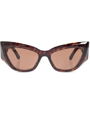 Balenciaga Cat-Eye Sunglasses - Natural