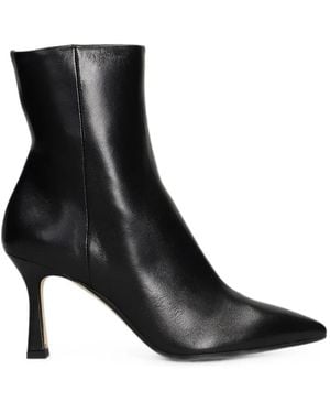 The Seller Pointed-Toe Side-Zip Ankle Boots - Black