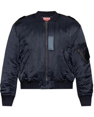 KENZO Jungle Poem Zip Jacket - Blue