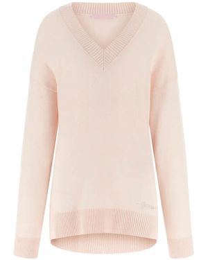 Guess V-Neck Sweater - Pink