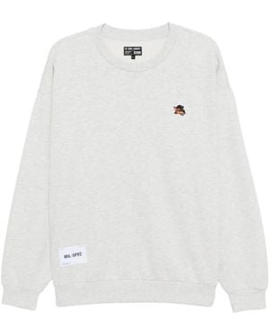Izzue Logo-Embroidered Sweatshirt - White