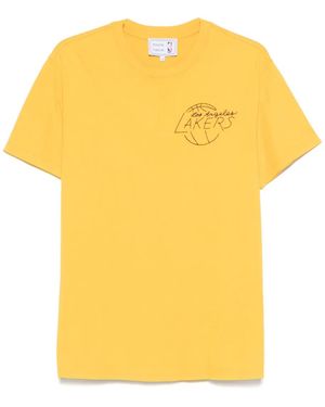 Maison Labiche X Nba Los Angeles Lakers T-Shirt - Yellow