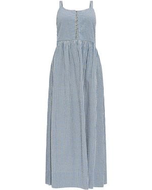 Posse Flared Maxi Dress - Blue