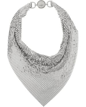 Versace Medusa Chainmail Necklace - Grey