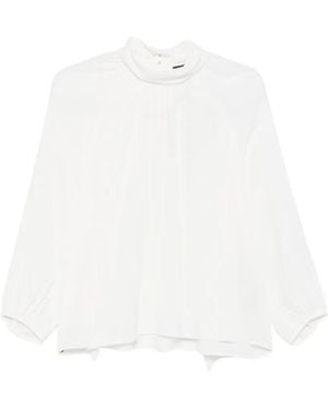 Luisa Cerano Bluse Mit Rüschen - Weiß